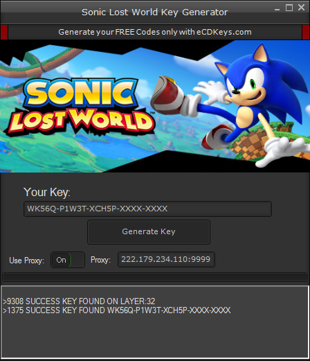 Sonic forces activation key generator download